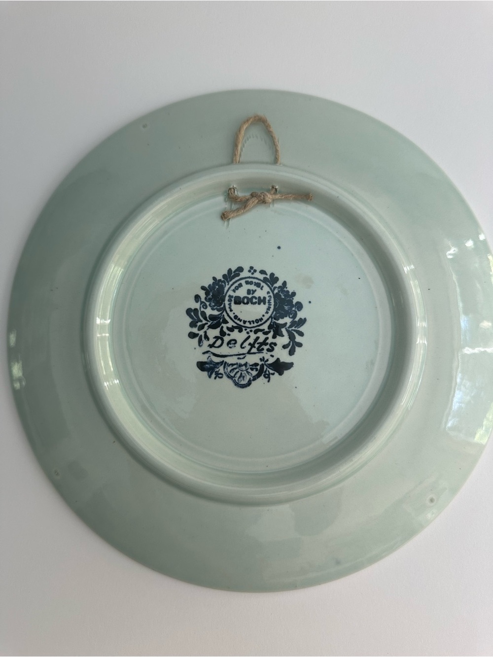 Blue Delft-Style Decorative Wall Plate - Classic Dutch Scene - Picture 3 of 4